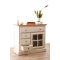 Buffet barocco bianco 1 porta SOFIA