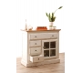 Buffet barocco bianco 1 porta SOFIA