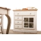 Buffet barocco bianco 1 porta SOFIA