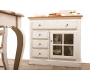 Buffet barocco bianco 1 porta SOFIA