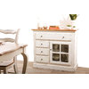 Buffet barocco bianco 1 porta SOFIA
