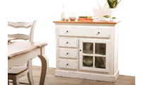 Buffet barocco bianco 1 porta SOFIA