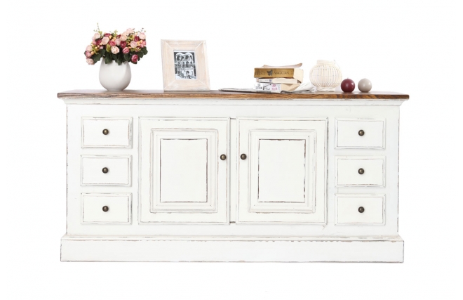 Buffet barocco bianco 2 porte SOFIA