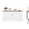 Buffet barocco bianco 2 porte SOFIA