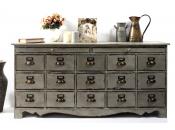 Buffet in legno 17 cassetti WINSTON