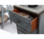 Cassettiera in legno e metallo stile industriale 3 cassetti TREVOR