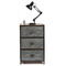 Cassettiera in legno e metallo stile industriale 3 cassetti TREVOR