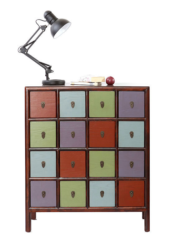 Cassettiera  in legno  MOSAICA