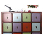 Cassettiera  in legno  MOSAICA