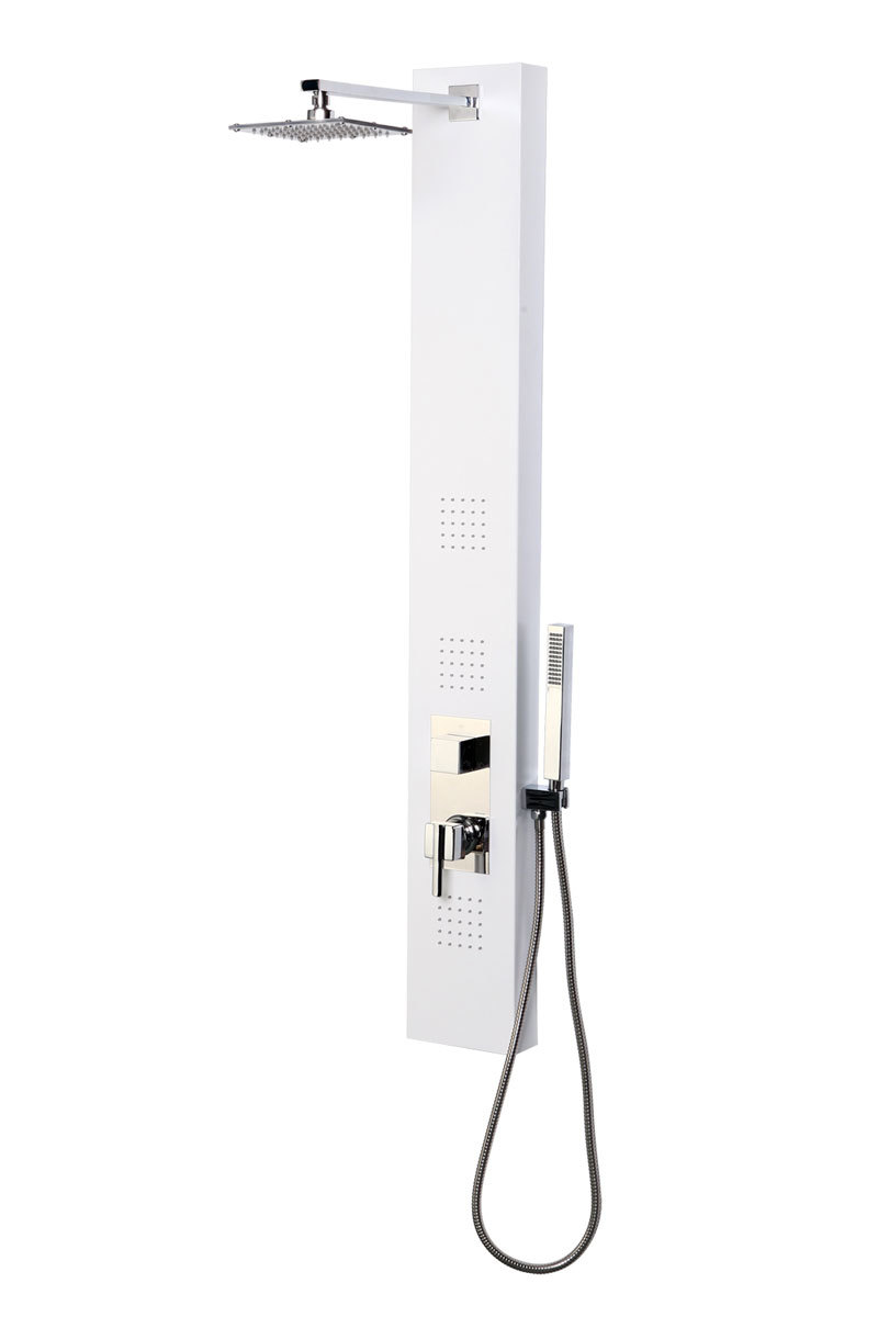 Colonna doccia idromassaggio colore bianco  TRENDY