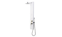 Colonna doccia idromassaggio colore bianco  TRENDY