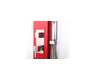 Colonna doccia idromassaggio colore rosso  TRENDY