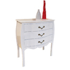 Com&oacute; 3 cassetti LUISA � colore bianco