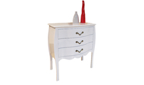 Com&oacute; 3 cassetti LUISA � colore bianco