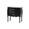Com&oacute; 3 cassetti LUISA� colore nero