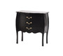 Com&oacute; 3 cassetti LUISA� colore nero