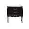 Com&oacute; 3 cassetti LUISA� colore nero