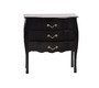 Com&oacute; 3 cassetti LUISA� colore nero