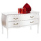 Com&oacute; / console 2 cassetti LUISA � colore bianco