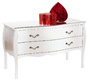 Com&oacute; / console 2 cassetti LUISA � colore bianco