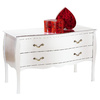 Com&oacute; / console 2 cassetti LUISA � colore bianco
