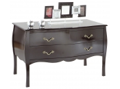 Com&oacute; / console LUISA 2 cassetti � colore nero