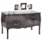 Com&oacute; / console LUISA 2 cassetti � colore nero