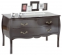 Com&oacute; / console LUISA 2 cassetti � colore nero