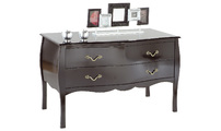 Com&oacute; / console LUISA 2 cassetti � colore nero