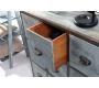 Como' in legno stile industriale  9 cassetti Willard