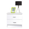 Comodino design laccato bianco  NOHA