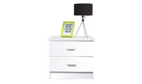 Comodino design laccato bianco  NOHA