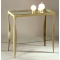 Console / buffet BAROCA in accciao laccato e vetro temperato  trasparente 