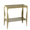 Console / buffet BAROCA in accciao laccato e vetro temperato  trasparente 
