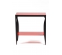 Console / buffet Baroca rosso in acciaio laccato e vetro temperato