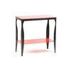 Console / buffet Baroca rosso in acciaio laccato e vetro temperato image pub1