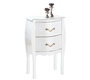 Console / Comodino 2 cassetti LUISA - colore bianco