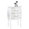 Console / Comodino 2 cassetti LUISA - colore bianco