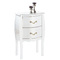 Console / Comodino 2 cassetti LUISA - colore bianco