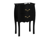 Console / Comodino 2 cassetti LUISA - colore nero