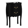 Console / Comodino 2 cassetti LUISA - colore nero