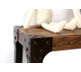 Console di stile industriale in legno e metallo  MADISON