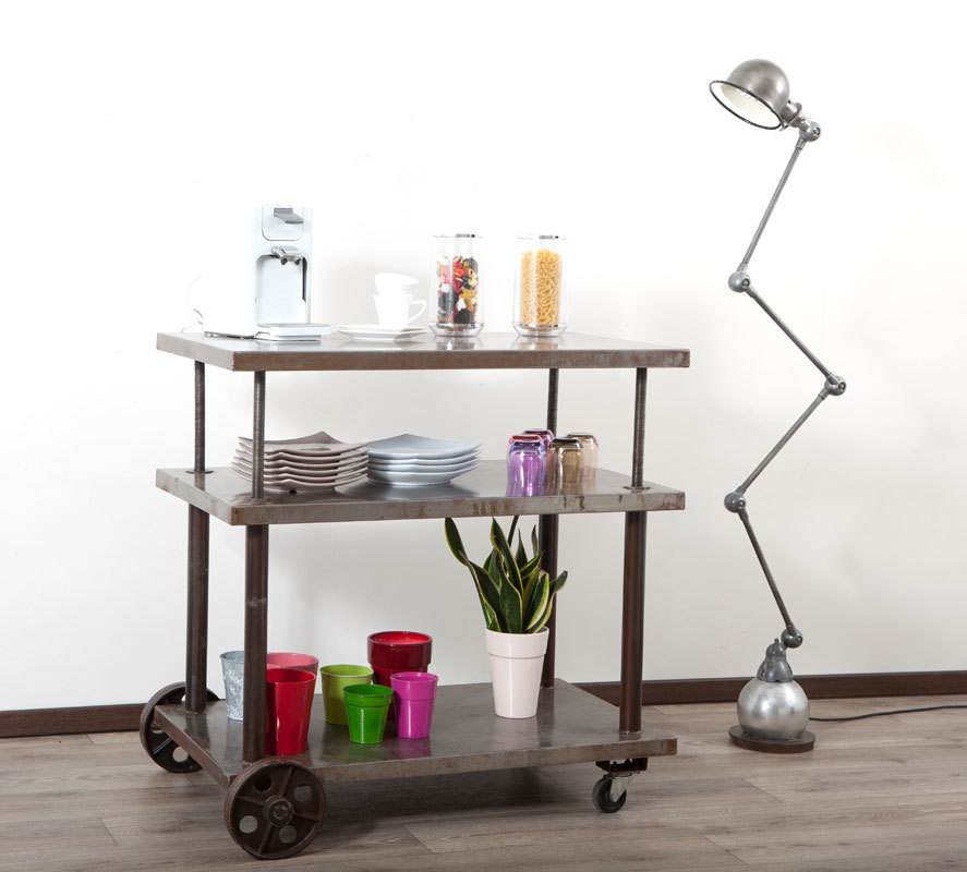 Console in metallo stile industriale  CHARIOT