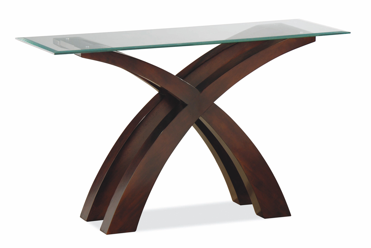 Console in rovere di Malesia NICOLAS - Colore weng&eacute;