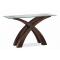 Console in rovere di Malesia NICOLAS - Colore weng&eacute;