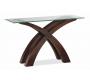 Console in rovere di Malesia NICOLAS - Colore weng&eacute;