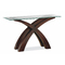 Console in rovere di Malesia NICOLAS - Colore weng&eacute;