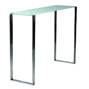 Console moderna INOLA in vetro e inox  image pub1