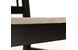 Coppia di 2 Sedie KORINA-WENGE- Seduta microfibra sabbia image 3