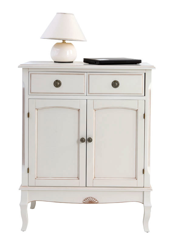Credenza barocca colore bianco   BIANCA